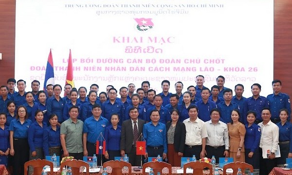 Khai mạc Lớp bồi dưỡng cán bộ Đoàn chủ chốt Đoàn TNNDCM Lào