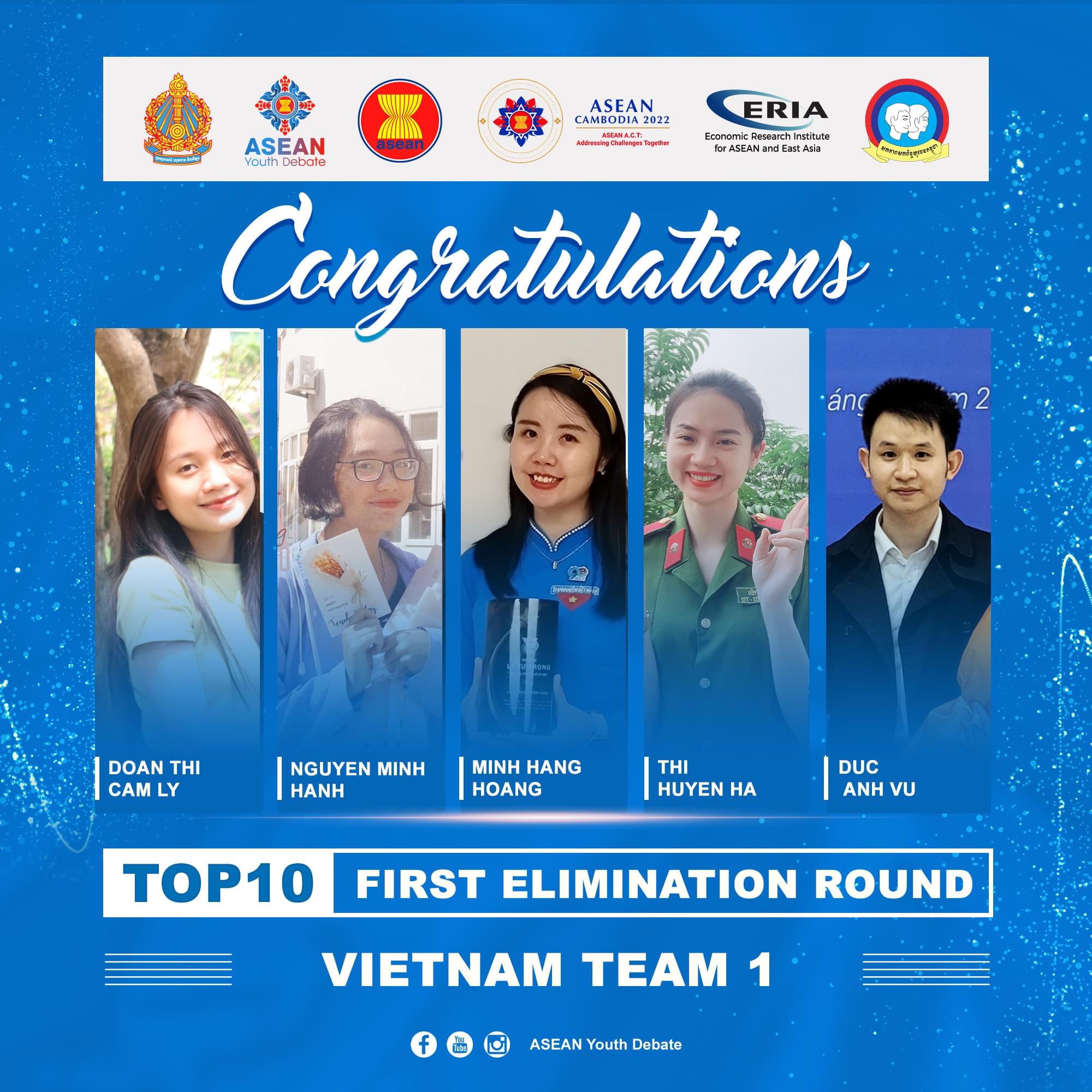 Thanh niên Việt Nam tiêu biểu tham gia Cuộc thi tranh biện thanh niên ASEAN