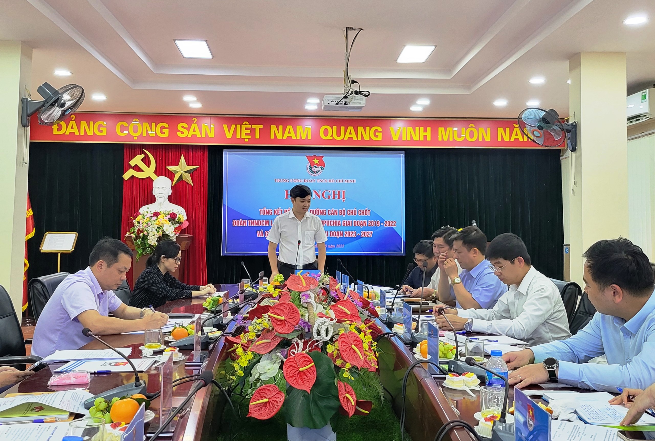 Tổng kết Đề án bồi dưỡng cán bộ chủ chốt Đoàn TNNDCM Lào và Hội LHTN Campuchia giai đoạn 2019 - 2022