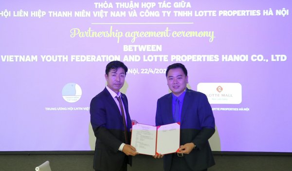 Hội LHTN Việt Nam và Công ty TNHH Lotte Properties Hà Nội phối hợp xây dựng 05 ngôi nhà hạnh phúc