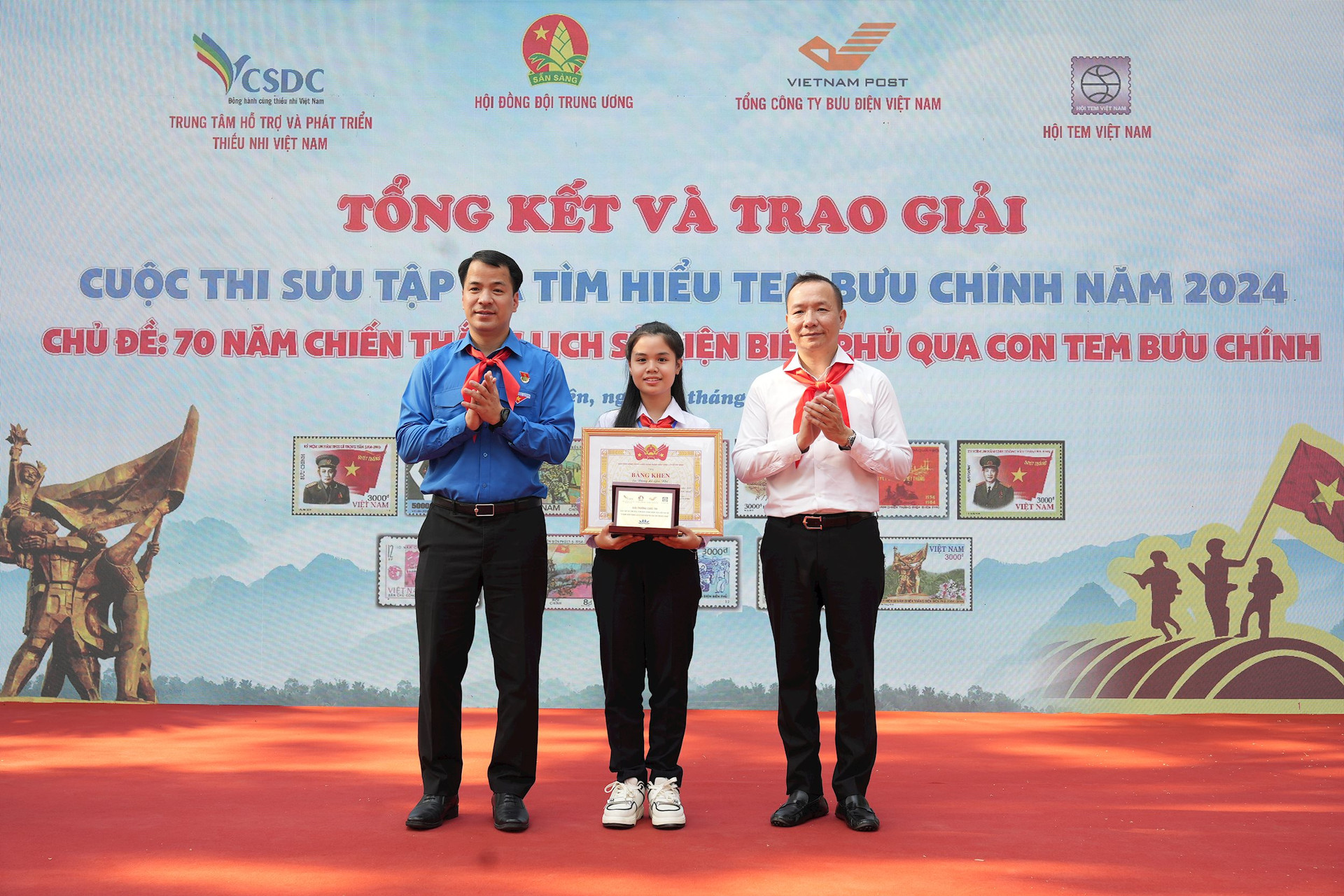 Học sinh Quảng Nam giành giải Đặc biệt cuộc thi tem bưu chính về Chiến dịch Điện Biên Phủ