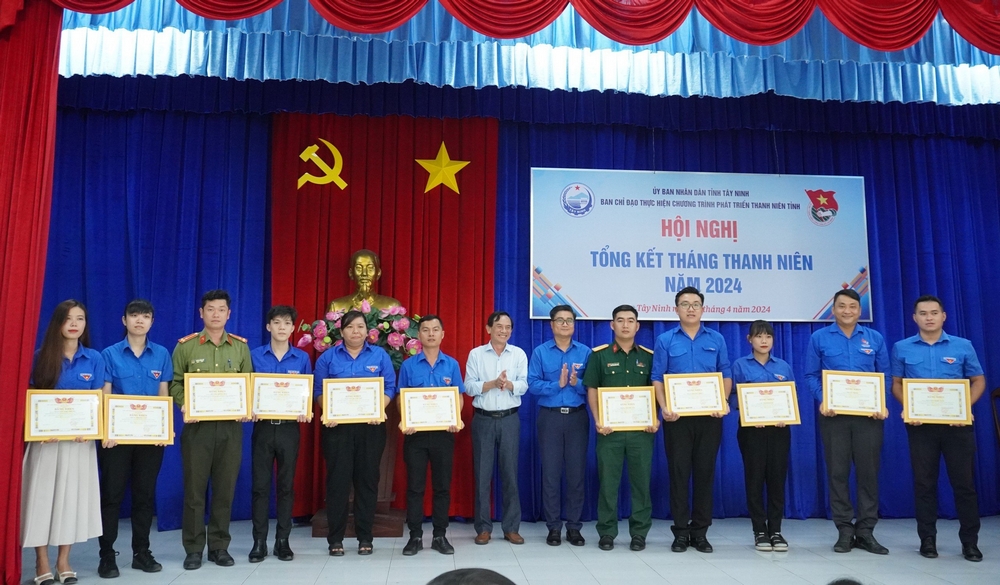 Tây Ninh tổ chức Hội nghị Tổng kết Tháng Thanh niên năm 2024