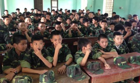 : Khuôn mặt rạng ngời của các học viên trong ngày đầu tiên tại Học kỳ trong quân đội