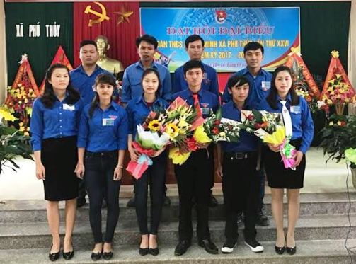 BCH Đoàn xã Phú Thuỷ - đơn vị Đại hội điểm cấp cơ sở ra mắt Đại hội