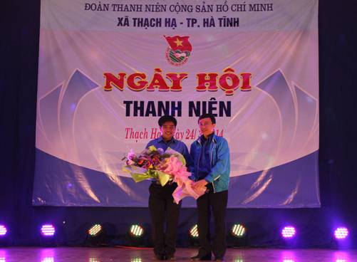  Đ/c Đặng Quốc Toàn - Bí thư Trung ương Đoàn TNCS Hồ Chí Minh dự “Ngày hội Thanh niên” của tuổi trẻ thành phố Hà Tĩnh