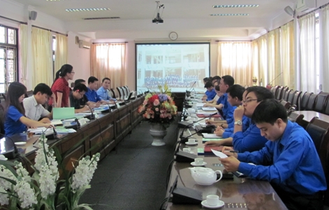 Đoàn công tác của Trung ương Hội Sinh viên Việt Nam làm việc với Hội Sinh viên tỉnh và Hội Sinh viên Đại học Thái Nguyên