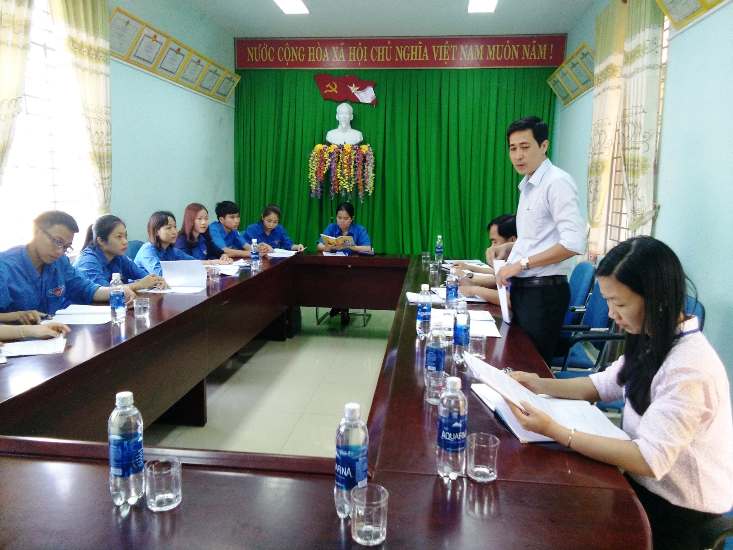 Đ/c Nguyễn Duy Cường - Phó Bí thư Thường trực TĐ phát biểu tại buổi làm việc Kiểm tra 152 xã, phường, thị trấn