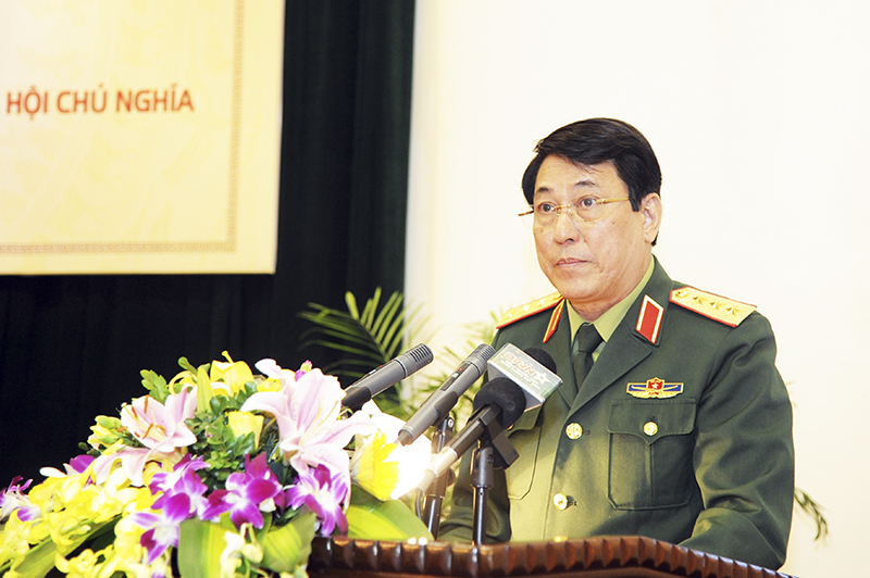 Thượng tướng Lương Cường phát biểu kết luận tại Diễn đàn
