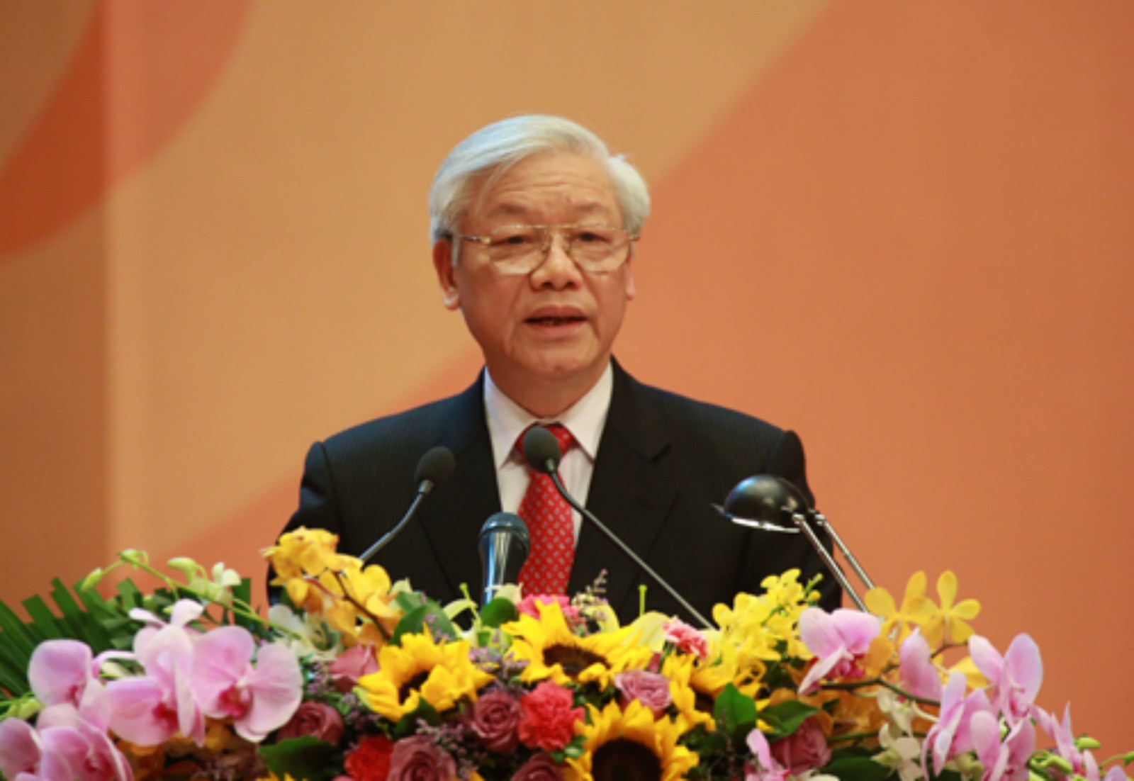 Tổng Bí thư Nguyễn Phú Trọng phát biểu chỉ đạo tại Đại hội. Ảnh Bảo Anh