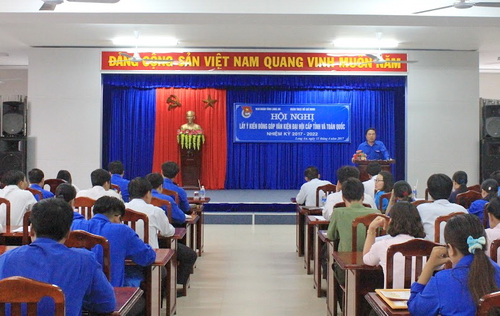Hội nghị đóng góp dự thảo văn kiện Đại hội Đại biểu Đoàn TNCS Hồ Chí Minh tỉnh lần thứ X