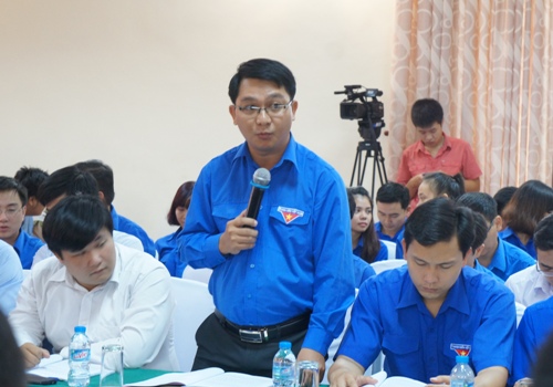 Phó Bí thư Tỉnh Đoàn Bình Định đóng góp ý kiến về phát triển nguồn nhân lực chất lượng cao phục vụ quá trình CNH-HĐH đất nước