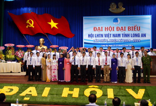 Ủy ban Hội Liên hiệp thanh niên Việt Nam tỉnh khóa V, nhiệm kỳ 2014-2019 ra mắt Đại hội