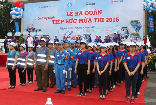 Ra mắt các đội hình chuyên cấp Thành phố phục vụ Tiếp sức mùa thi 2015 tại Hà Nội