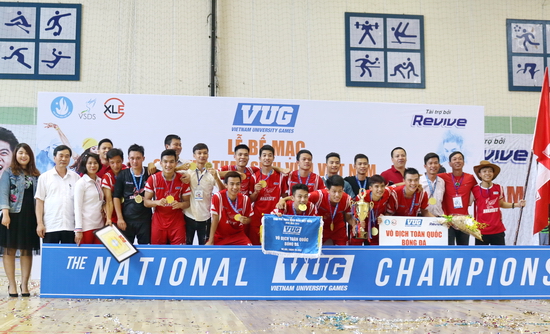 Đại học Bách Khoa Hà Nội vô địch futsal VUG 2017