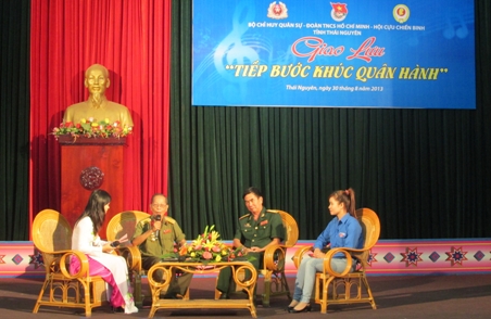 Giao lưu giữa cựu chiến binh và thế hệ trẻ tỉnh Thái Nguyên