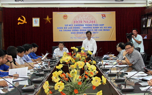 Thứ trưởng Bộ LĐTBXH Nguyễn Trọng Đàm phát biểu khai mạc Hội nghị