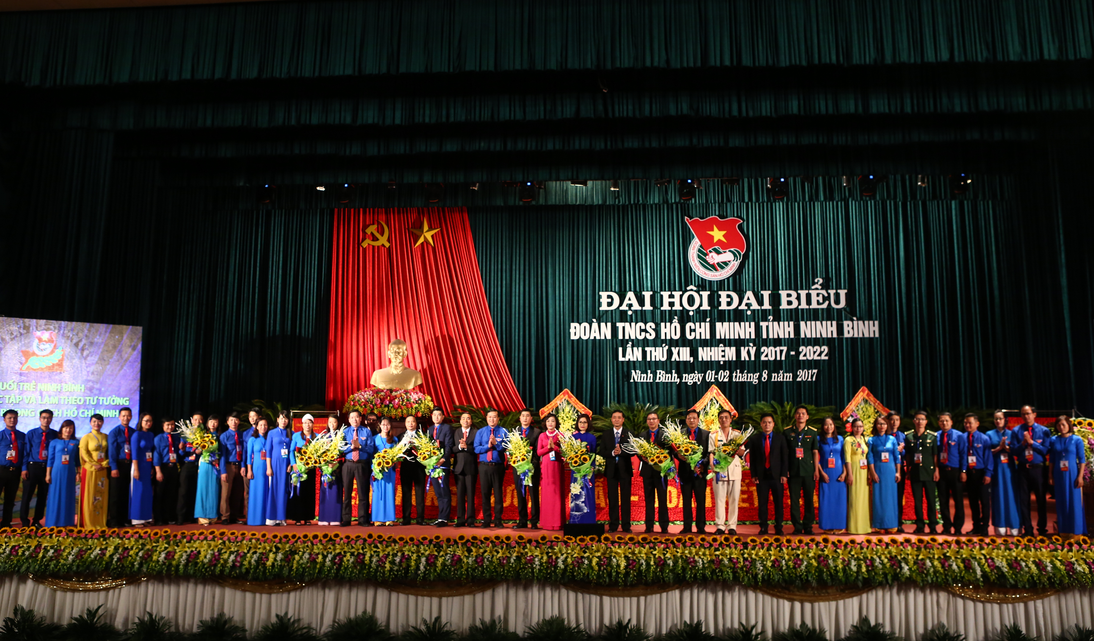 Ban chấp hành Đoàn TNCS Hồ Chí Minh tỉnh Ninh Bình nhiệm kỳ XIII ra mắt tại Đại hội
