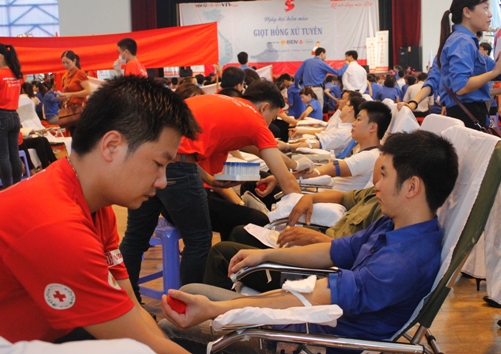 ĐVTN tỉnh Tuyên Quang tham gia hiến máu tình nguyện