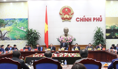 Thủ tướng Nguyễn Xuân Phúc phát biểu tại buổi làm việc với Trung ương Đoàn TNCS Hồ Chí Minh