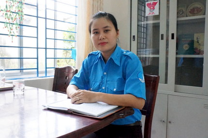Nữ đảng viên trẻ Đặng Thị Bảo Trinh