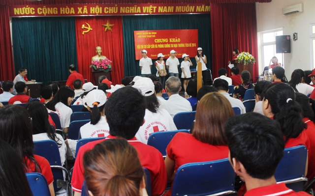 Hội thi diễn ra tại Hội trường HĐND-UBND phường Thành Công, quận Ba Đình, Hà Nội