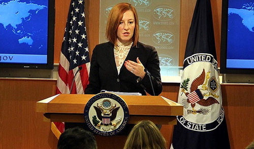 Bà Jen Psaki - người phát ngôn Bộ Ngoại giao Mỹ