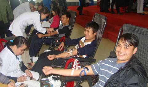 Ngày hội hiến máu của tuổi trẻ Thành Đoàn Hà Tĩnh và Đoàn Khối doanh nghiệp 