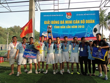 Đội tuyển Đoàn Thanh niên Công an tỉnh đạt giải vô địch