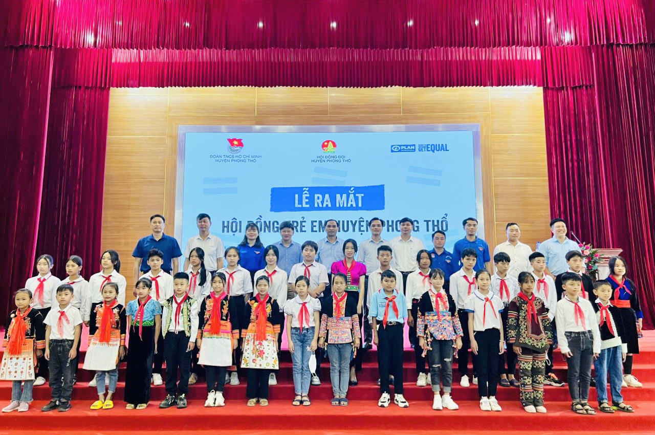 Lai Châu: Ra mắt Hội đồng trẻ em huyện Phong Thổ.