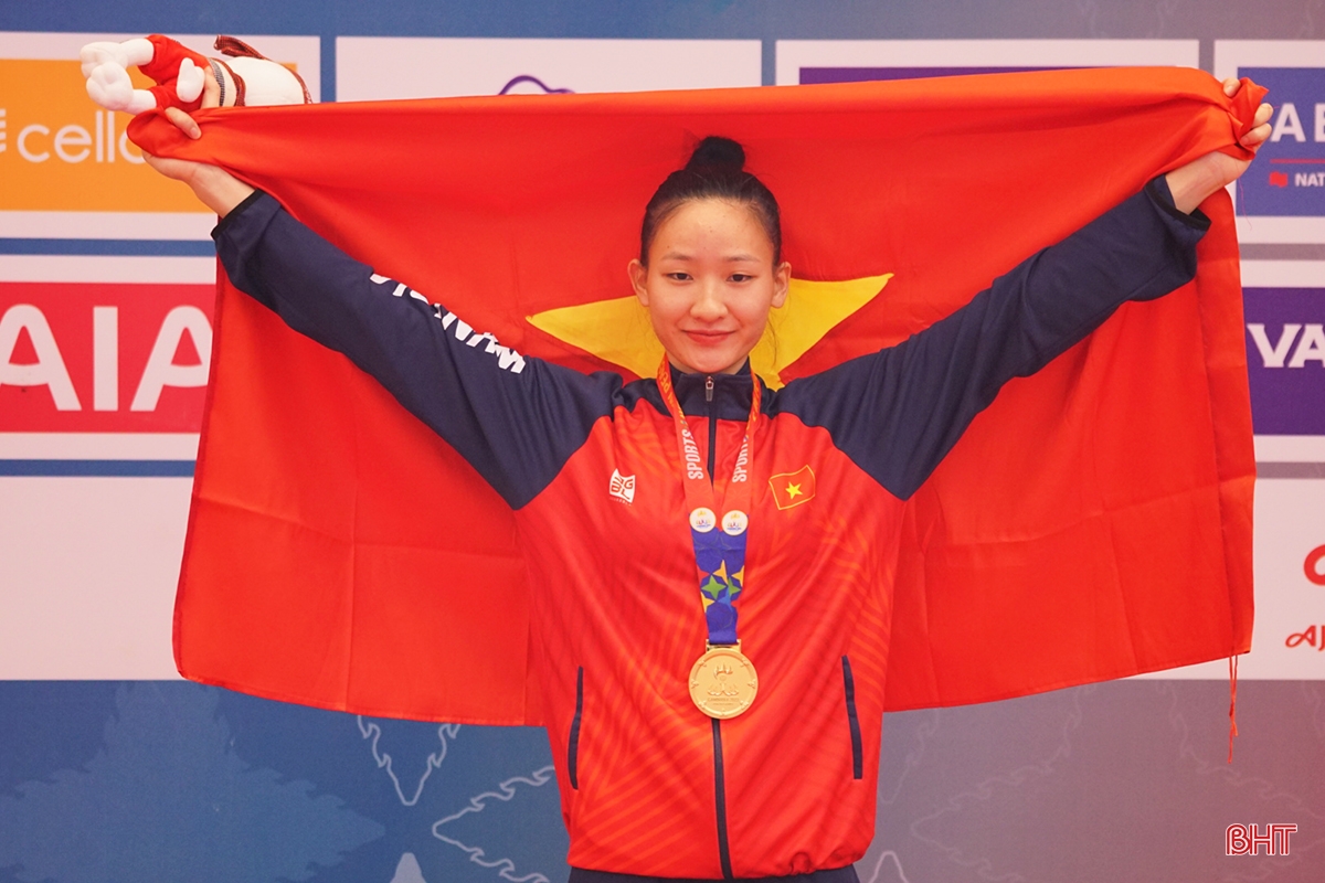 Hà Tĩnh: Nữ vận động viên xuất sắc giành Huy chương Vàng SEA Games 32