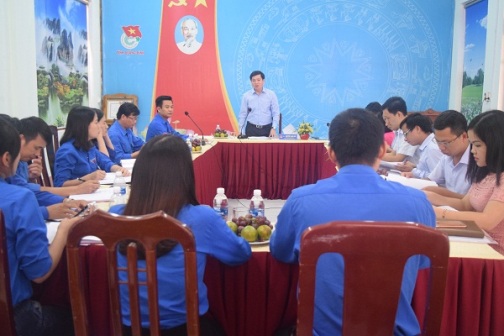 Đ/c Nguyễn Long Hải - Bí thư Trung ương Đoàn kết luận tại hội nghị.