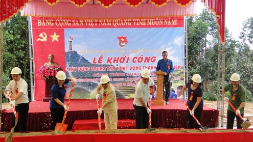 Lễ khởi công xây dựng Trung tâm Hoạt động Thanh Thiếu niên tỉnh Hà Giang