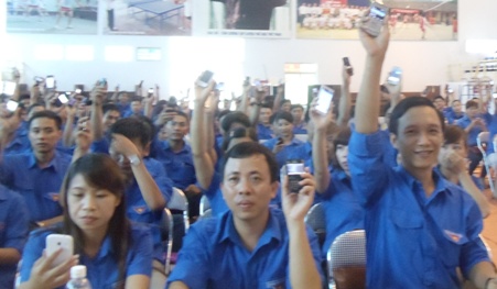 Cán bộ, đoàn viên, thanh niên khối Công nghiệp – doanh nghiệp Thái Nguyên đồng loạt nhắn tin ủng hộ Chương trình “Nhà bán trú cho em”