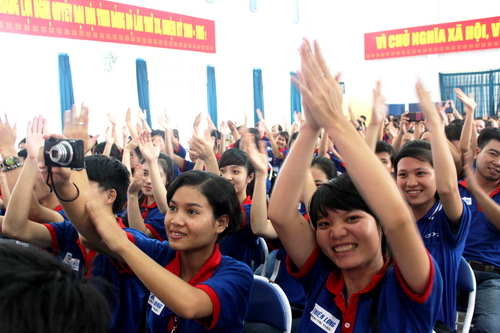 Chiến sỹ tình nguyện “Tiếp sức mùa thi” tỉnh Đắk Lắk năm 2014