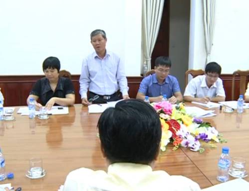 Đồng chí Nguyễn Thành Hưng - Thứ trưởng Bộ TT&TT phát biểu kết luận tại buổi làm việc