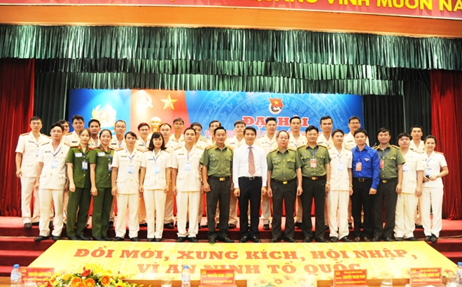 Các đại biểu tham dự Đại hội Đoàn Tổng cục Chính trị CAND lần thứ IX.