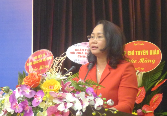Đồng chí Lâm Phương Thanh phát biểu chỉ đạo Đại hội - Ảnh: Tường Vy