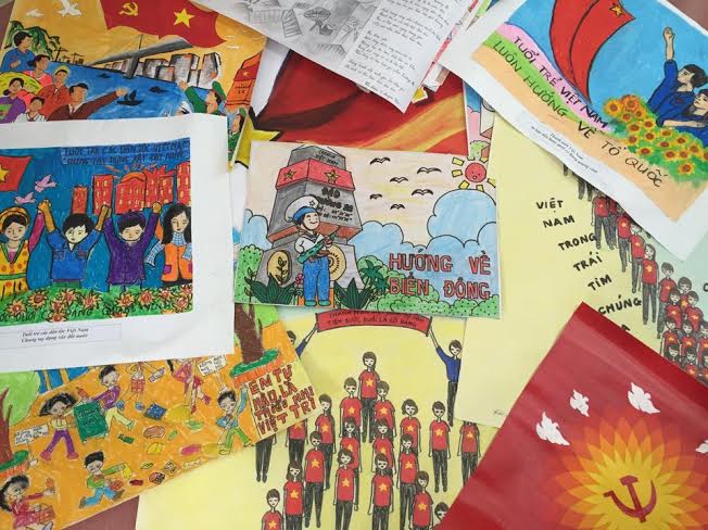 Phú Thọ: Hưởng Ứng Cuộc Thi Vẽ Tranh Cổ Động: “Tuổi Trẻ Việt Nam Tự Hào  Tiến Bước Dưới Cờ Đảng”