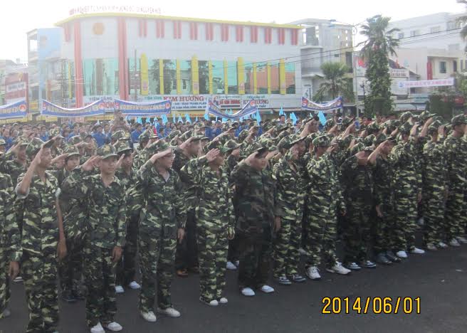 An Giang ra quân chương trình Học kỳ quân đội năm 2014