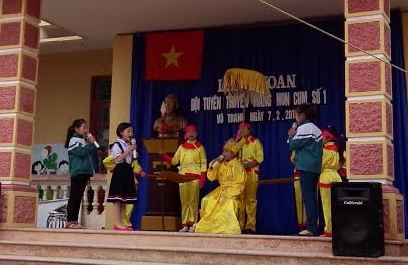 Đội tuyên truyền măng non huyện Lục Nam