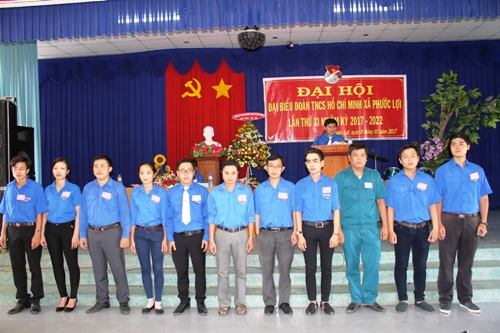 Ra mắt Ban Chấp hành Đoàn xã Phước Lợi nhiệm kỳ 2017 - 2022