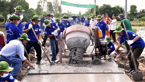 Chiến dịch hè ĐVTN cùng tham gia xây dựng nông thôn mới và văn minh đô thị