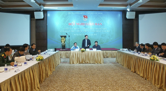 Đồng chí Nguyễn Long Hải phát biểu tại Hội nghị