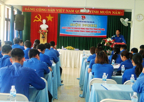 Hội nghị sơ kết công tác Đoàn và phong trào thanh thiếu nhi 6 tháng đầu năm 2016 tỉnh Đắk Lắk