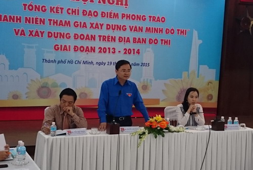 Đồng chí Nguyễn Anh Tuấn phát biểu tại Hội nghị