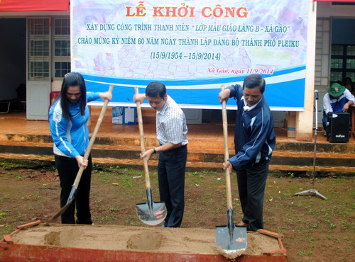 Lễ khởi công xây dựng Công trình thanh niên cấp tỉnh năm 2014