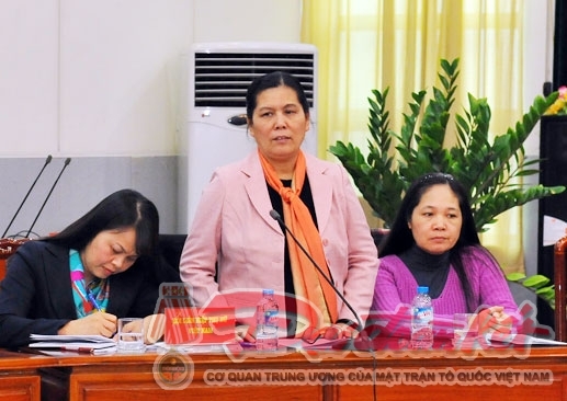 Đồng chí Nguyễn Thị Thanh Hòa, Chủ tịch TƯ Hội LHPN Việt Nam đề xuất chú trọng vận động, thúc đẩy tinh thần làm ăn kinh tế trong các tầng lớp nhân dân.