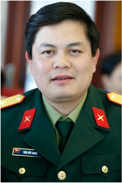 Thiếu tá Thái Đức Hanh - Trưởng Ban thanh niên Quân đội