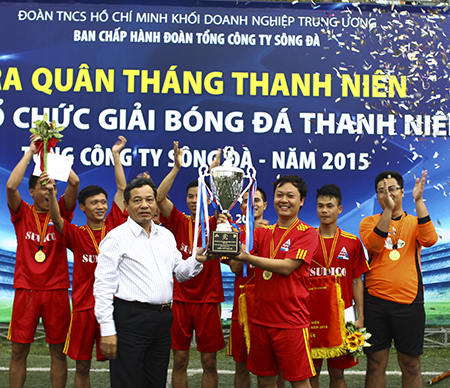 Đội bóng Sudico giành chức vô địch tại giải 
