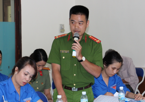 Đại biểu thảo luận tại diễn đàn xây dựng giá trị hình mẫu thanh niên Việt Nam làm theo lời Bác
